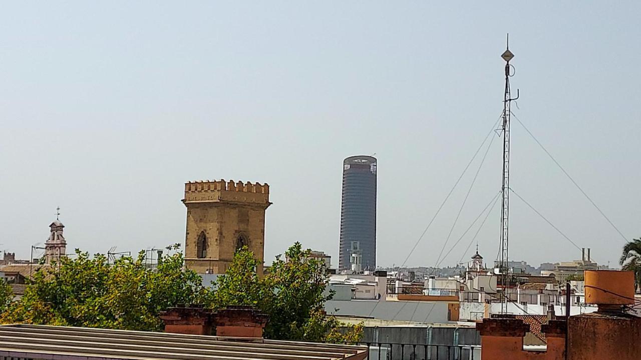 شقة Atico En Calatrava - Vistas Y Gran Terraza Privada إشبيلية المظهر الخارجي الصورة